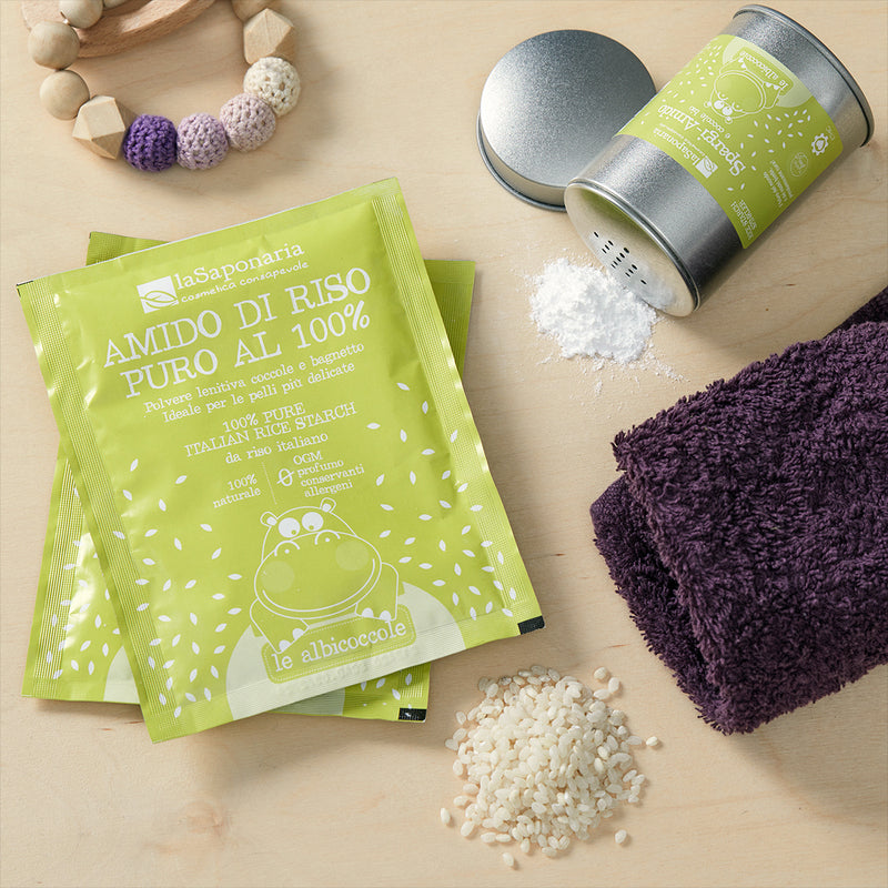 Amido di Riso Lenitivo in Bustina - La Saponaria