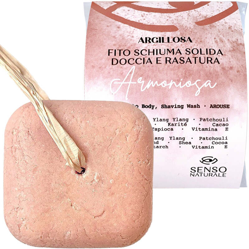 Bagnoschiuma Solido Argillosa Armoniosa - Senso Naturale