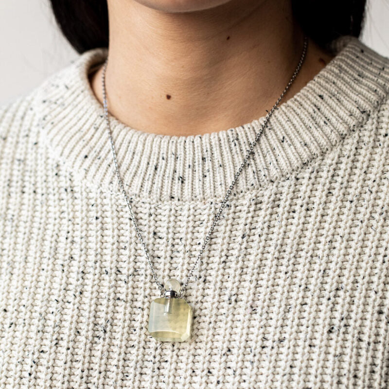 Collana per Aromaterapia in Quarzo Giallo