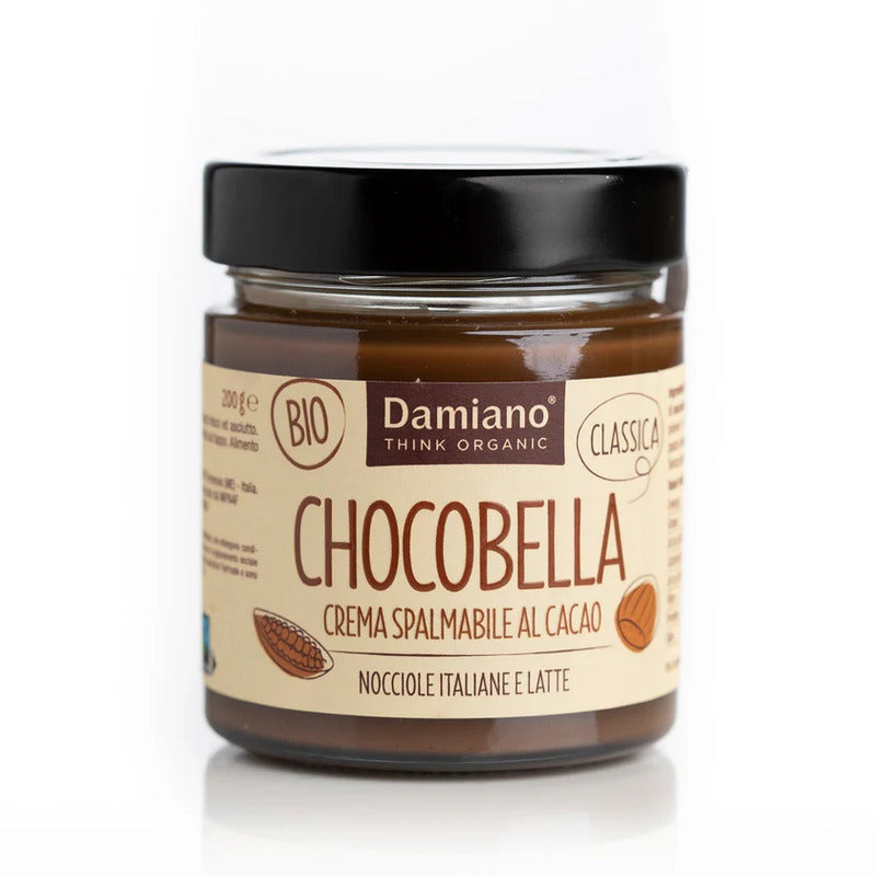 Crema di Nocciole e Cacao Bio | Choccobella Classica - Damiano