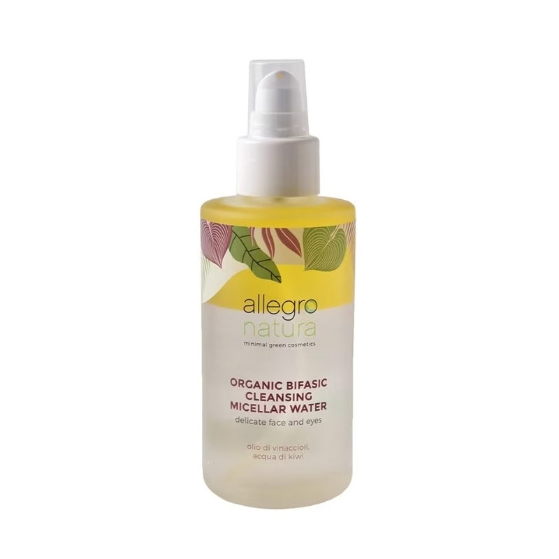 Acqua Micellare Bifasica Struccante Pelle Secca e Sensibile - Allegro Natura