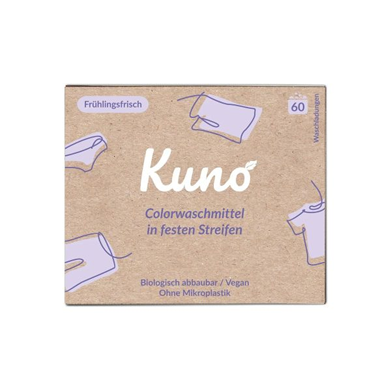 Detersivo per Bucato in Fogli | Capi Colorati - Kuno