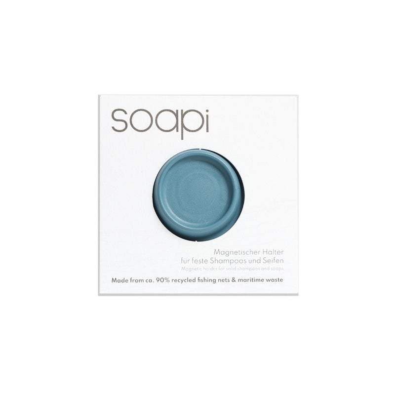 Porta Sapone Magnetico Azzurro - Soapi