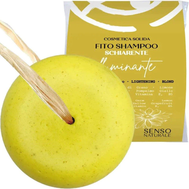 Shampoo Solido Schiarente (Capelli Chiari/Spenti) MAXI - Senso Naturale