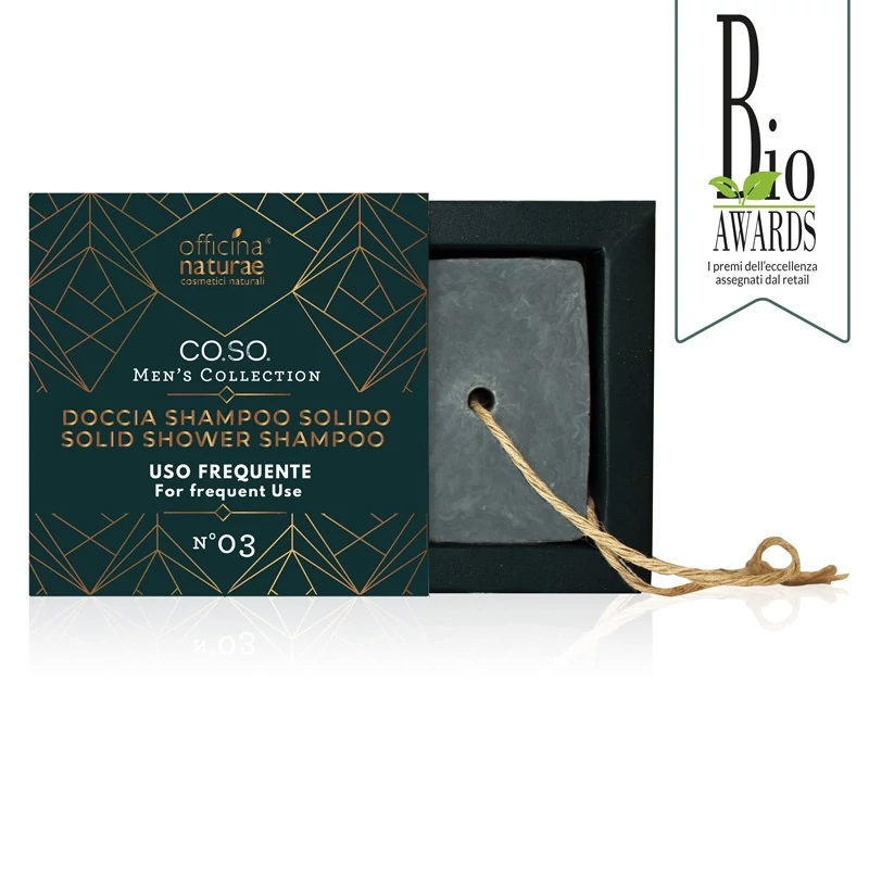 Doccia Shampoo Solido Uomo Uso Frequente - Officina Naturae