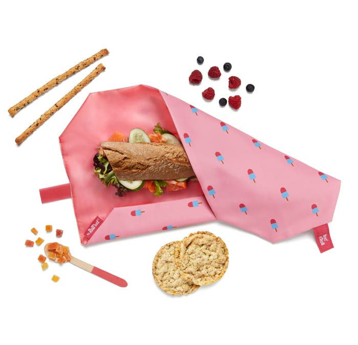 Sacchetto Ecologico Riutilizzabile | Porta Panini, Boc'n'Roll Icons - Roll’Eat