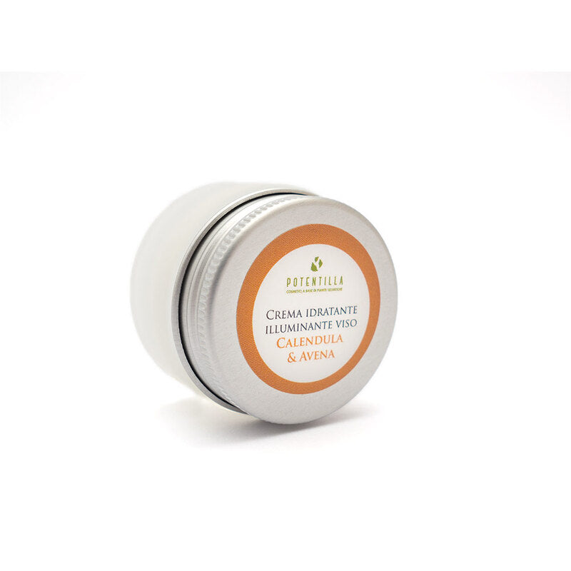 Crema Viso Idratante Calendula e Avena (Pelle Secca) - Potentilla