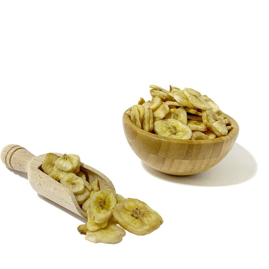 Chips di banana essiccate