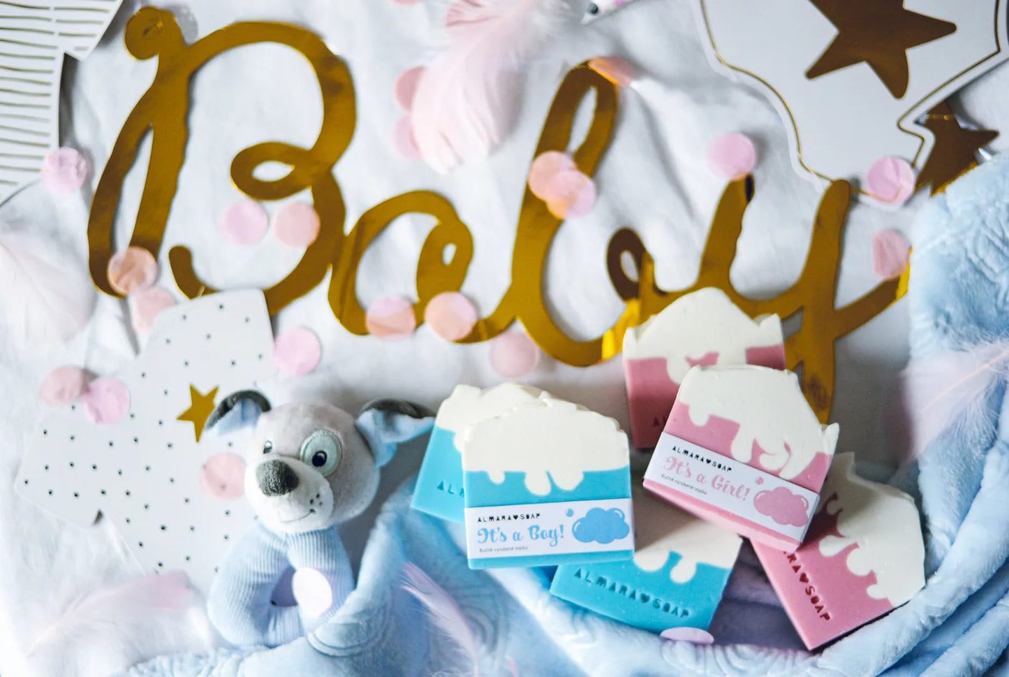 Sapone Artigianale Naturale IT'S A GIRL! - Almara Soap