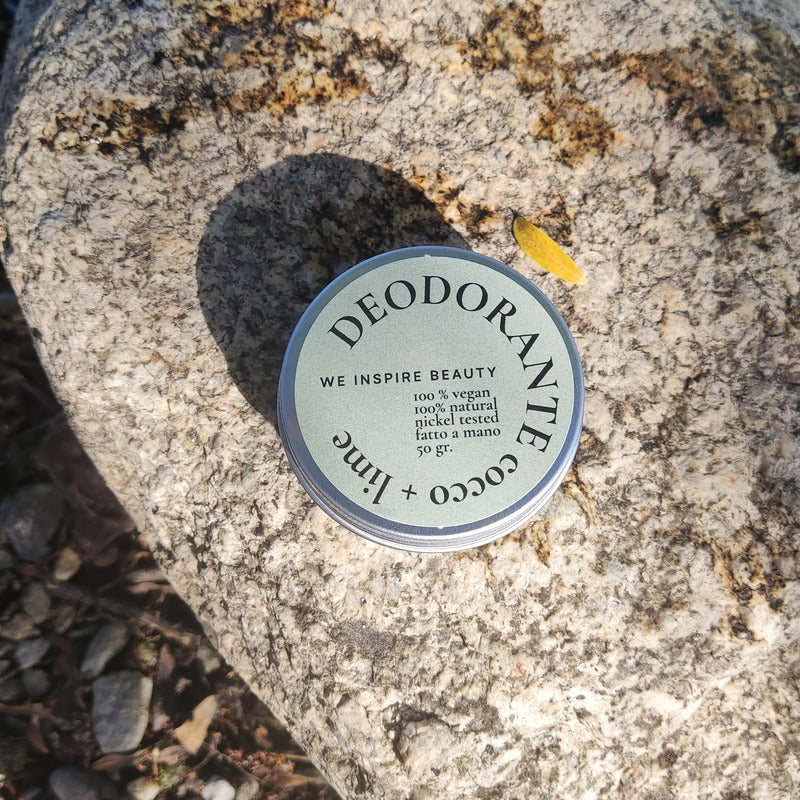 Deodorante Naturale in Crema Cocco + Lime (Sz. Bicarbonato) - We Inspire Beauty