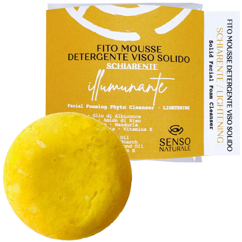 Detergente Mousse Viso SCHIARENTE Illuminante (Pelle da Normale a Sensibile) - Senso Naturale