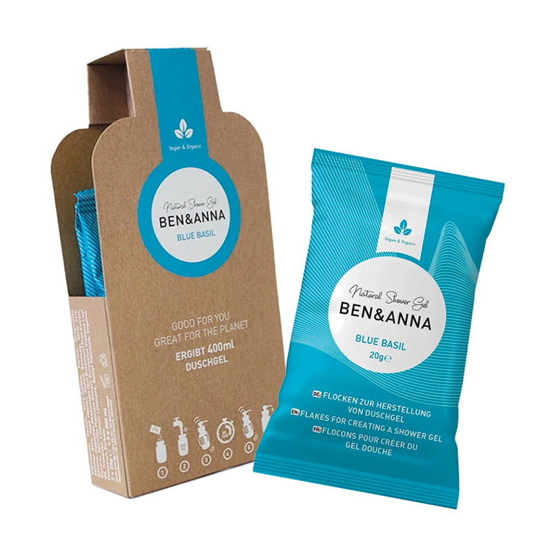 Gel Doccia in Granuli Blue Basil - Ben&Anna