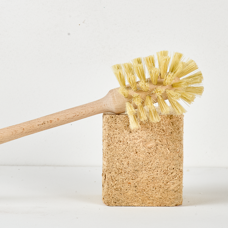 Spazzola per Bottiglie in Legno e Tampico