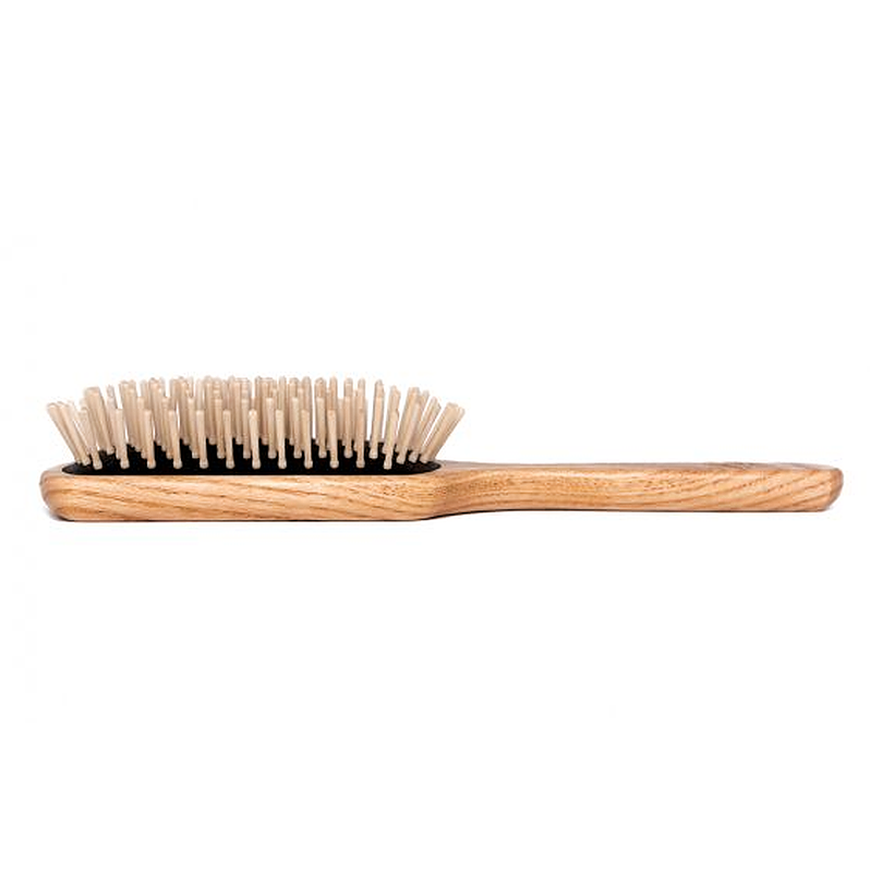 Spazzola Capelli in Legno Rettangolare Grande (Capelli Lisci, Fini e Medi/Lunghi) - Tek