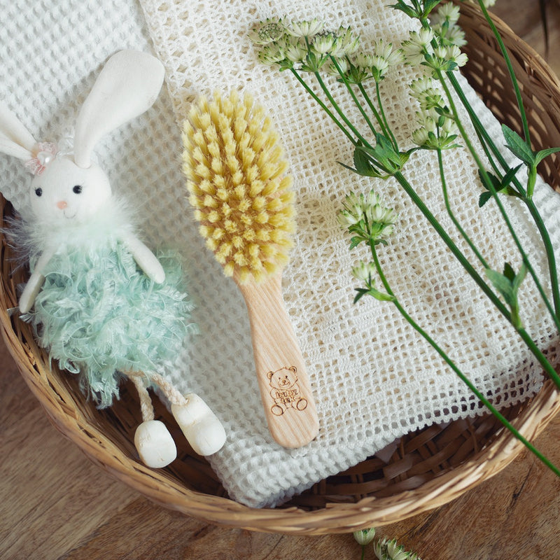 Spazzola per Bambini e Neonati in Pura Setola Naturale- Tek