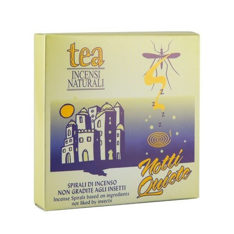Spirali Antizanzare Notti Quiete Zampironi - Tea Natura