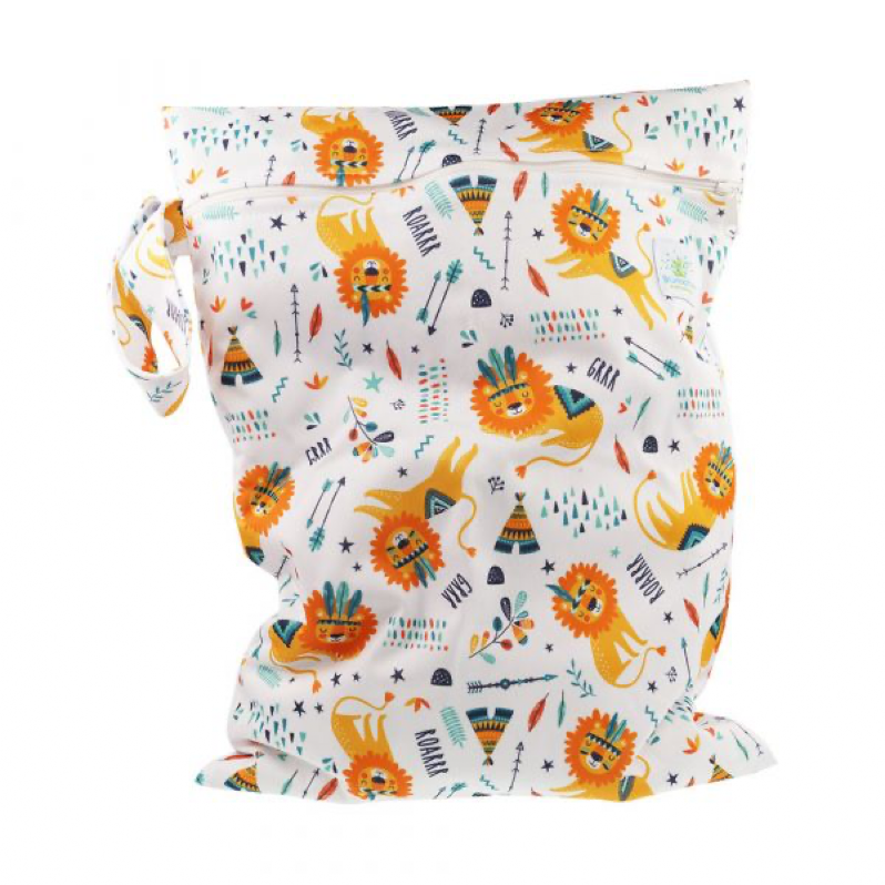 KUEEA Wetbag 2 Pezzi - Borsa Impermeabile Riutilizzabile Con Doppia Zip Per Pannolini, Piscina E Asilo - Foto 12