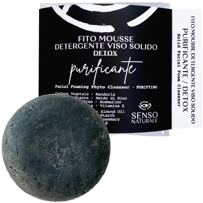 Detergente Mousse Viso DETOX (Pelle da Mista a Grassa) - Senso Naturale
