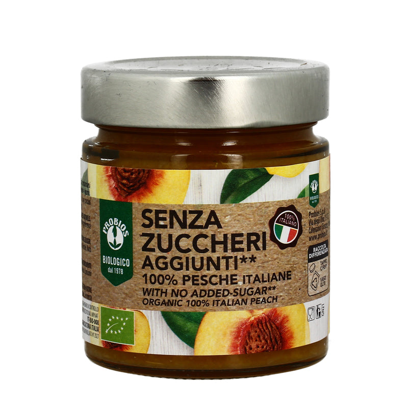 Composta Bio 100% Pesche Senza Zuccheri Aggiunti