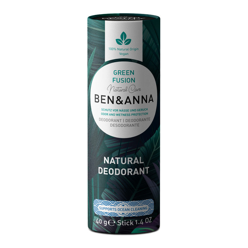 Deodorante Stick Green Fusion NEW | Con Bicarbonato - Ben&Anna