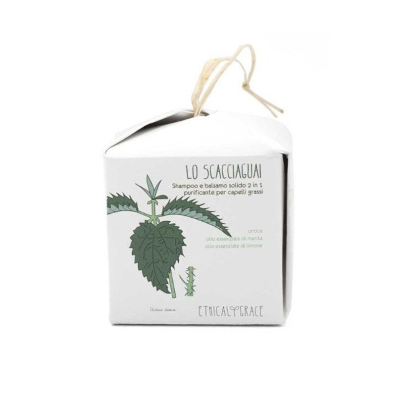 Shampoo Solido 2in1 | Scacciaguai (Purificante per Capelli Grassi) - Ethical Grace