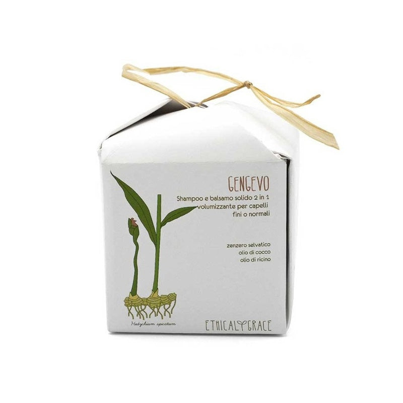 Shampoo Solido 2in1 | Gengevo (Volumizzante per Capelli Fini o Normali) - Ethical Grace