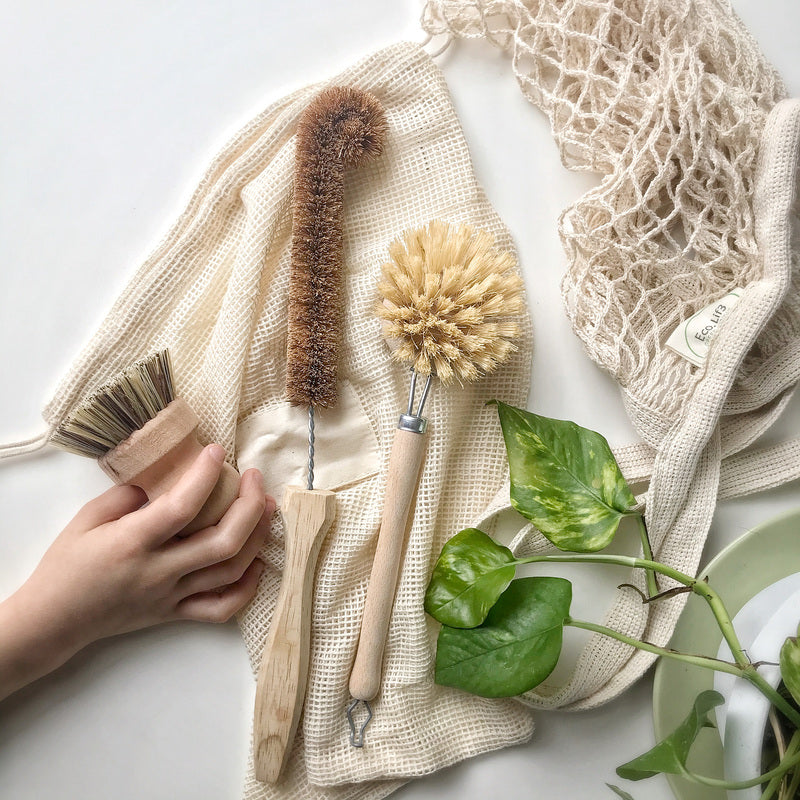 Spazzola Scovolino per Bottiglie in Fibra di Cocco