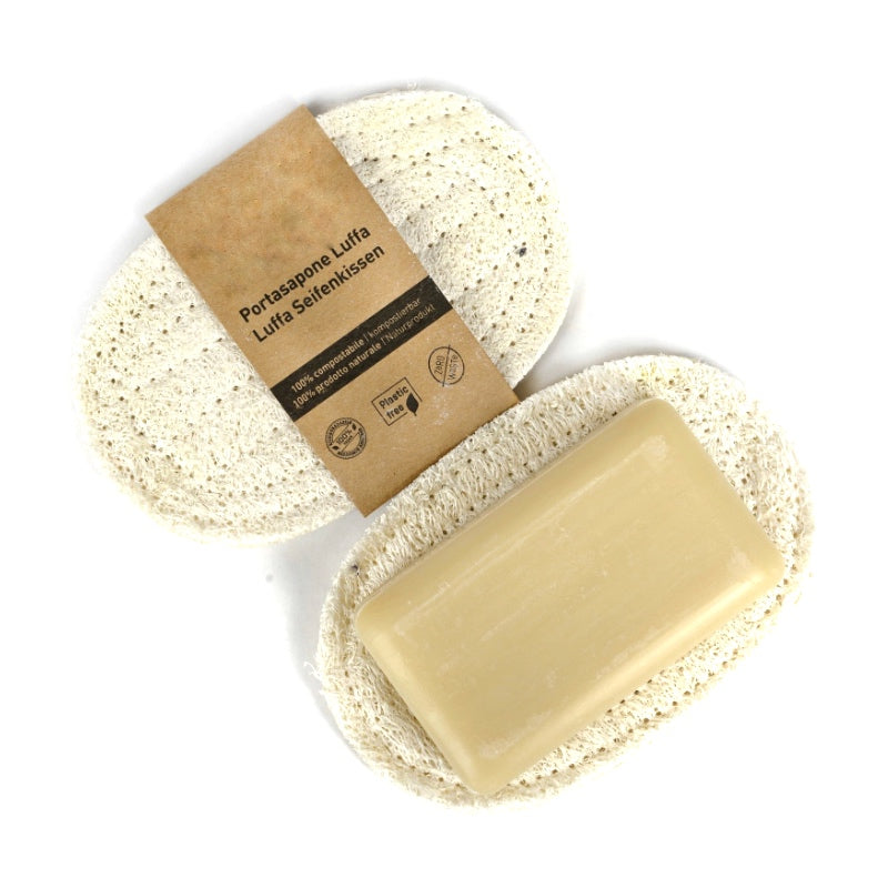 Porta Sapone in Luffa Lavorata