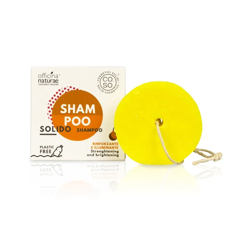 Shampoo Solido Rinforzante e Illuminante - Officina Naturae