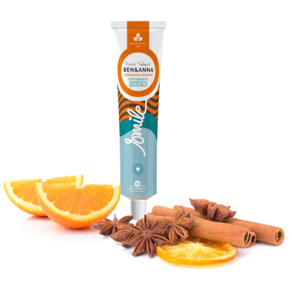 Dentifricio Naturale con Fluoro | Cinnamon Orange - Ben&Anna