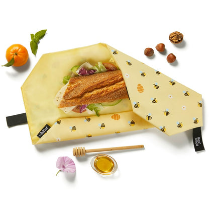 Sacchetto Ecologico Riutilizzabile | Porta Panini, Boc'n'Roll Animali - Roll’Eat