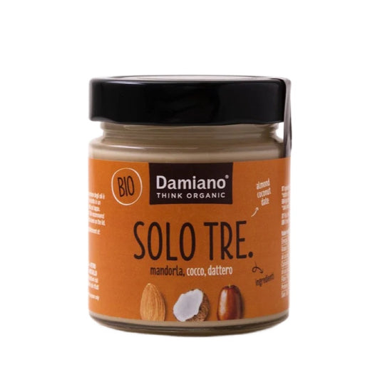 Crema di Mandorla, Cocco, Dattero Bio Crunchy | Solo Tre - Damiano