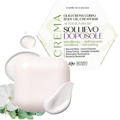 Crema/Olio Corpo Solido Sollievo | Emolliente - Senso Naturale