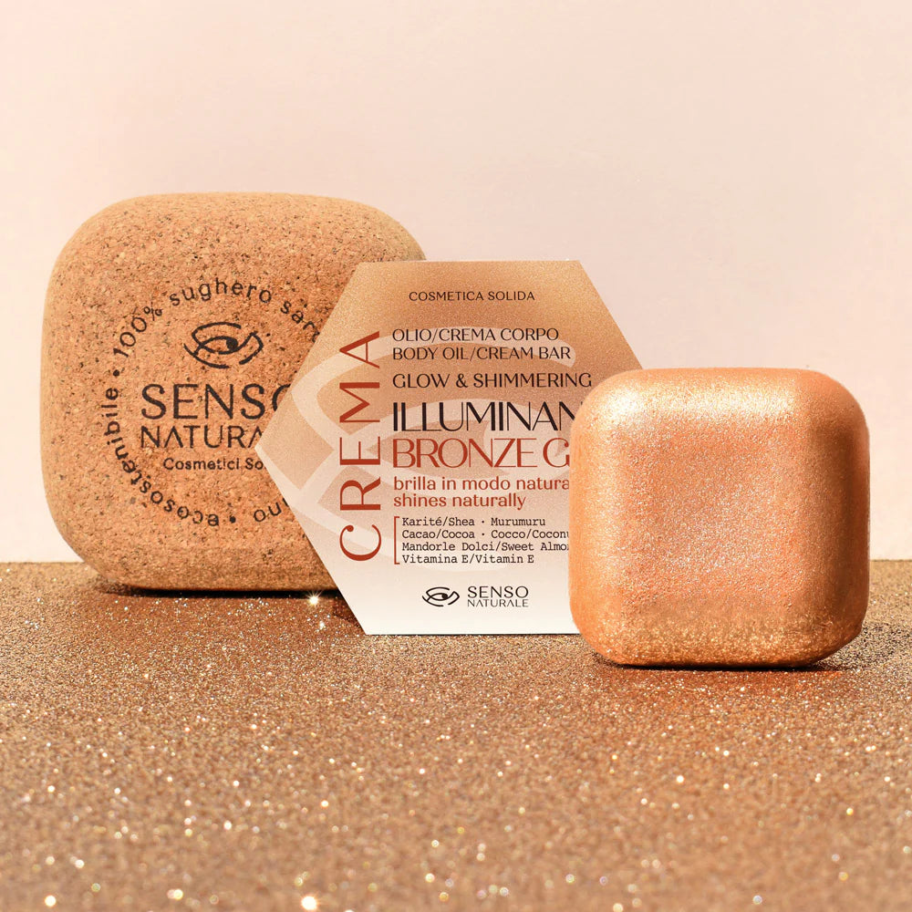 Crema/Olio Corpo Solido Bronze Gold | Illuminante - Senso Naturale