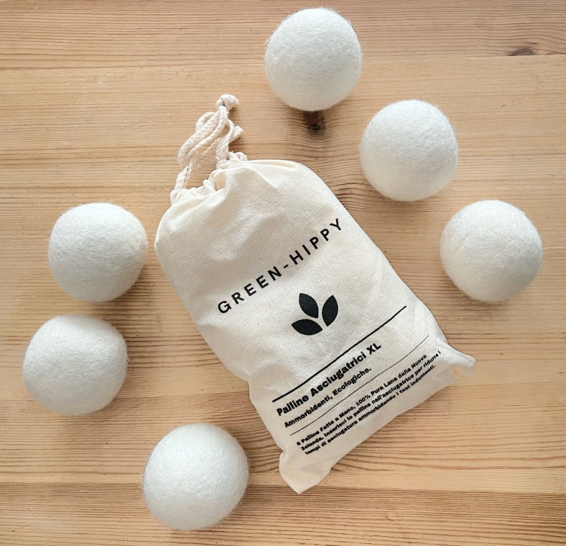 1-6 pezzi palline per asciugatrice in lana riutilizzabili ammorbidente  naturale palla per bucato utili palline per lavaggio asciugatrice accessori per  lavatrice - AliExpress