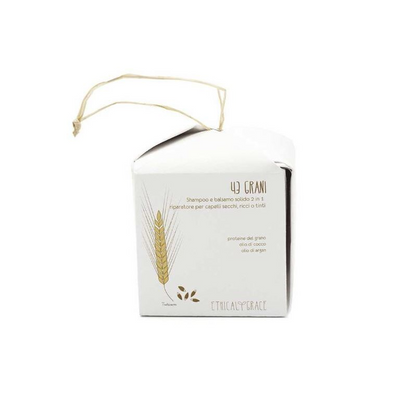 Shampoo Solido 2in1 43 Grani (Riparatore per Capelli Secchi, Ricci o Tinti) - Ethical Grace