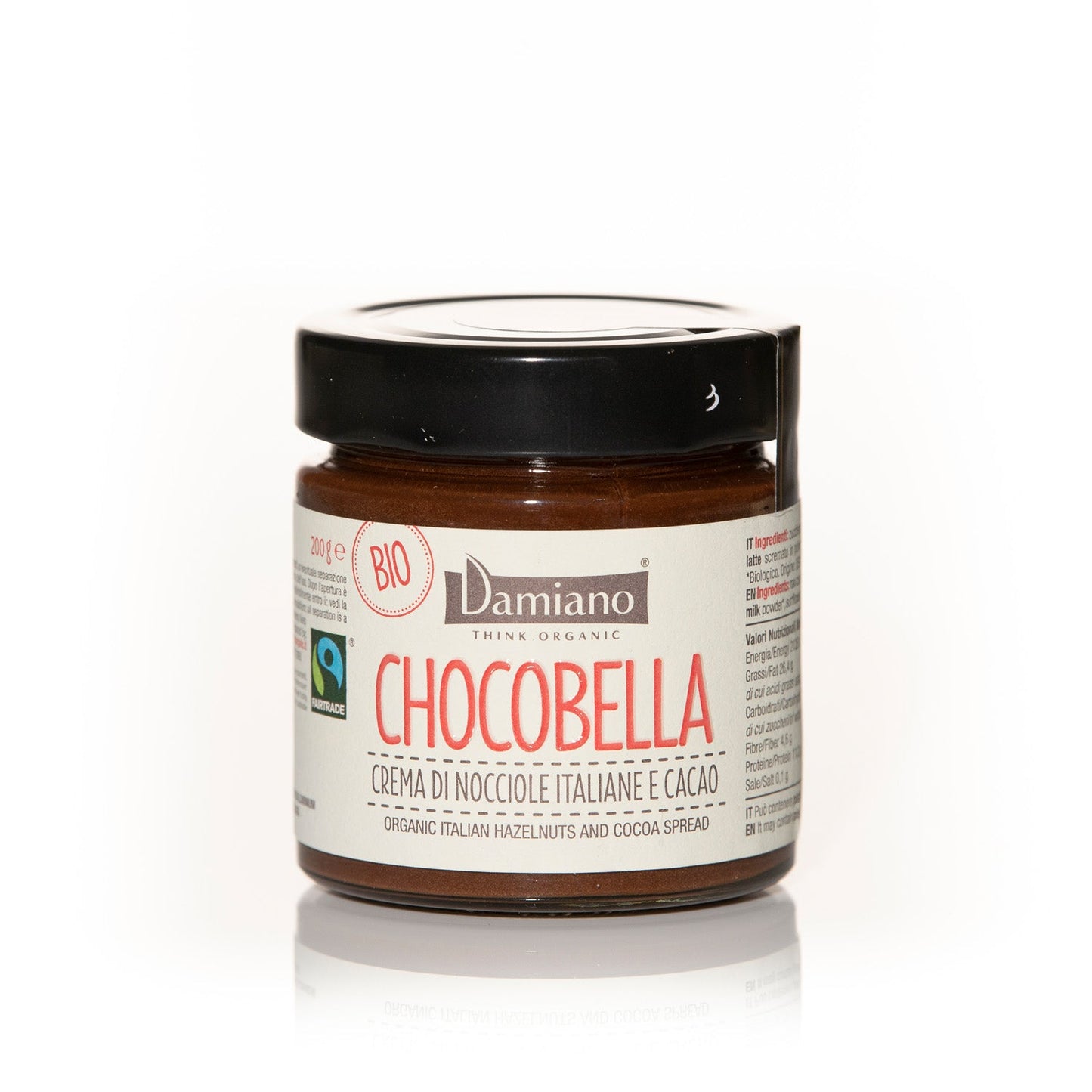 Crema di Nocciole e Cacao Choccobella Bio 200 gr - Damiano