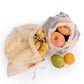 Set Sacchetti a Rete in Cotone Bio
